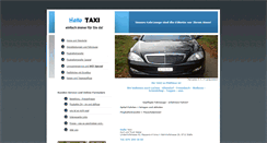 Desktop Screenshot of hallotaxi-pfaeffikon.ch